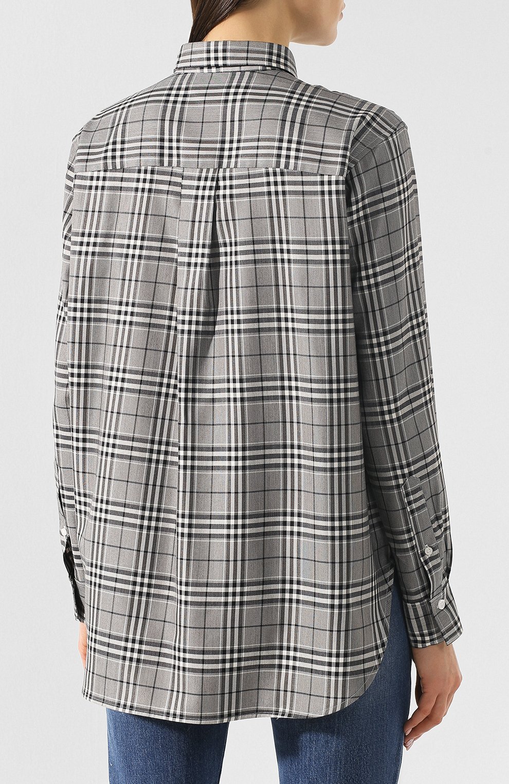 Рубашка в клетку TOTEME, арт. CAPRI 1902-1027, фото 4