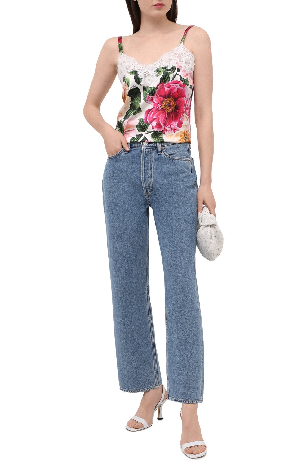 Топ из шелка и хлопка DOLCE & GABBANA, арт. 07A00T/FSA0G, фото 2