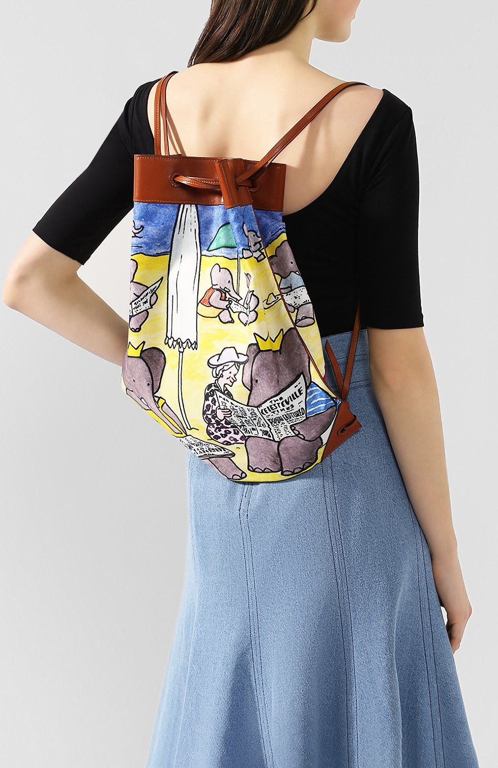 Рюкзак LANVIN разноцветного цвета по цене 120000 руб., арт. LW-BGFA01-PLNA-P20, фото 2 Рюкзак LANVIN, арт. LW-BGFA01-PLNA-P20, фото 2