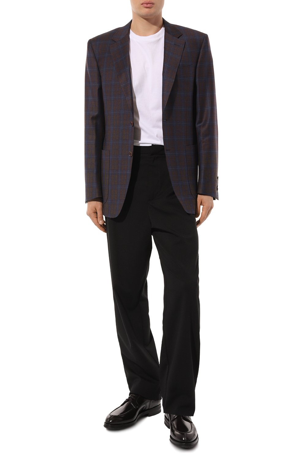 Кожаные дерби W.GIBBS бордового цвета по цене 66050 руб., арт. 0639010/2536, фото 2 Кожаные дерби W.GIBBS, арт. 0639010/2536, фото 2