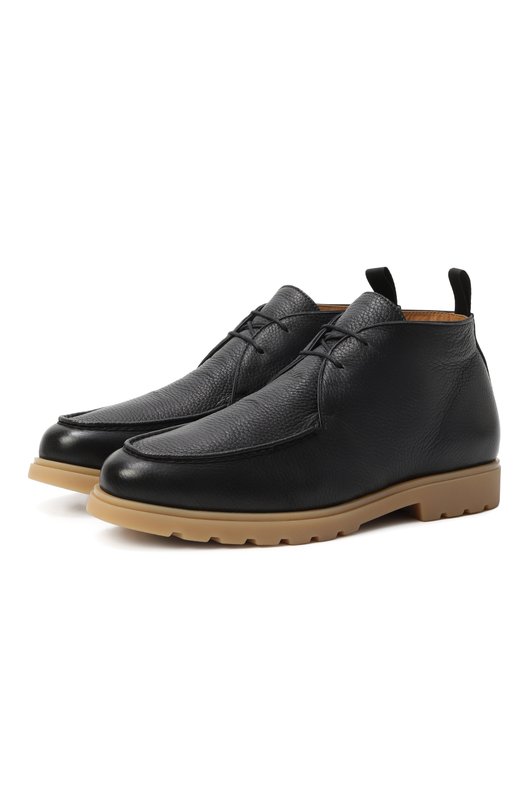 Кожаные ботинки Kiton USSA377N0133703 Синий USSA377N0133703