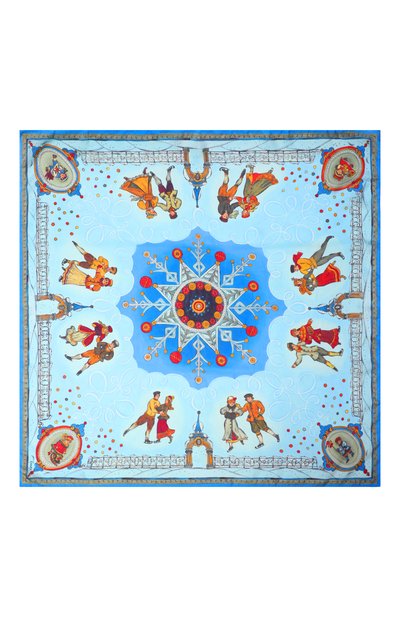 Шелковый платок на катке GOURJI, арт. 91144437/4461172, фото 4