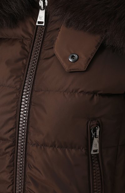 Стеганый пуховик с меховой отделкой RALPH LAUREN, арт. 911/IHC09/FHC09, фото 5