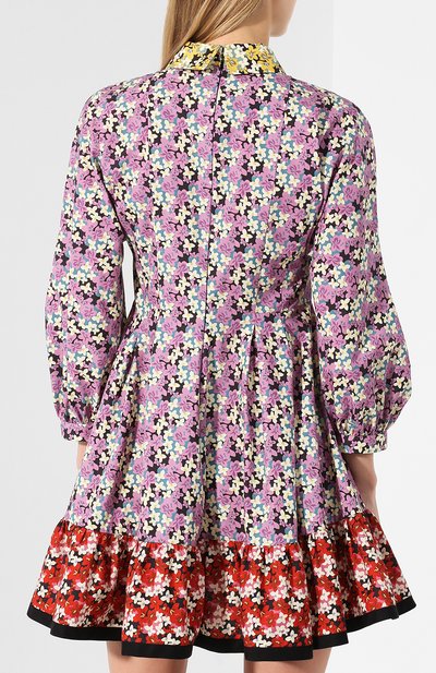Хлопковое платье VALENTINO разноцветного цвета по цене 255500 руб., арт. RB3VAL154FW, фото 4 Хлопковое платье VALENTINO, арт. RB3VAL154FW, фото 4