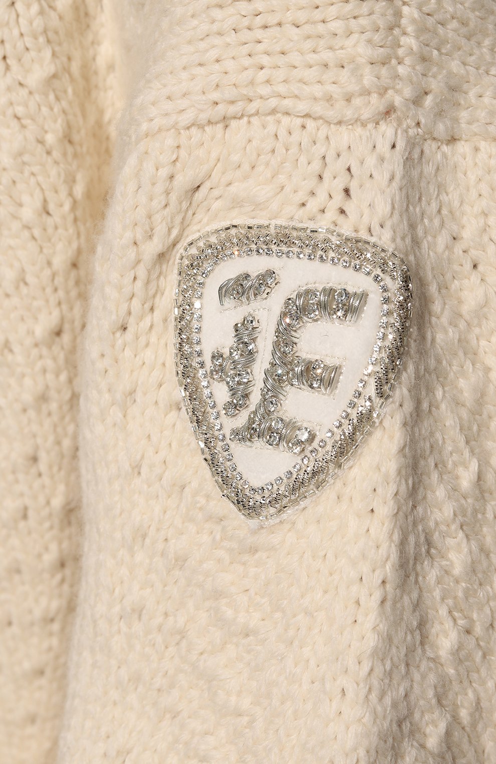 Свитер из хлопка и кашемира ERMANNO SCERVINO, арт. D414M501CBBNW, фото 5