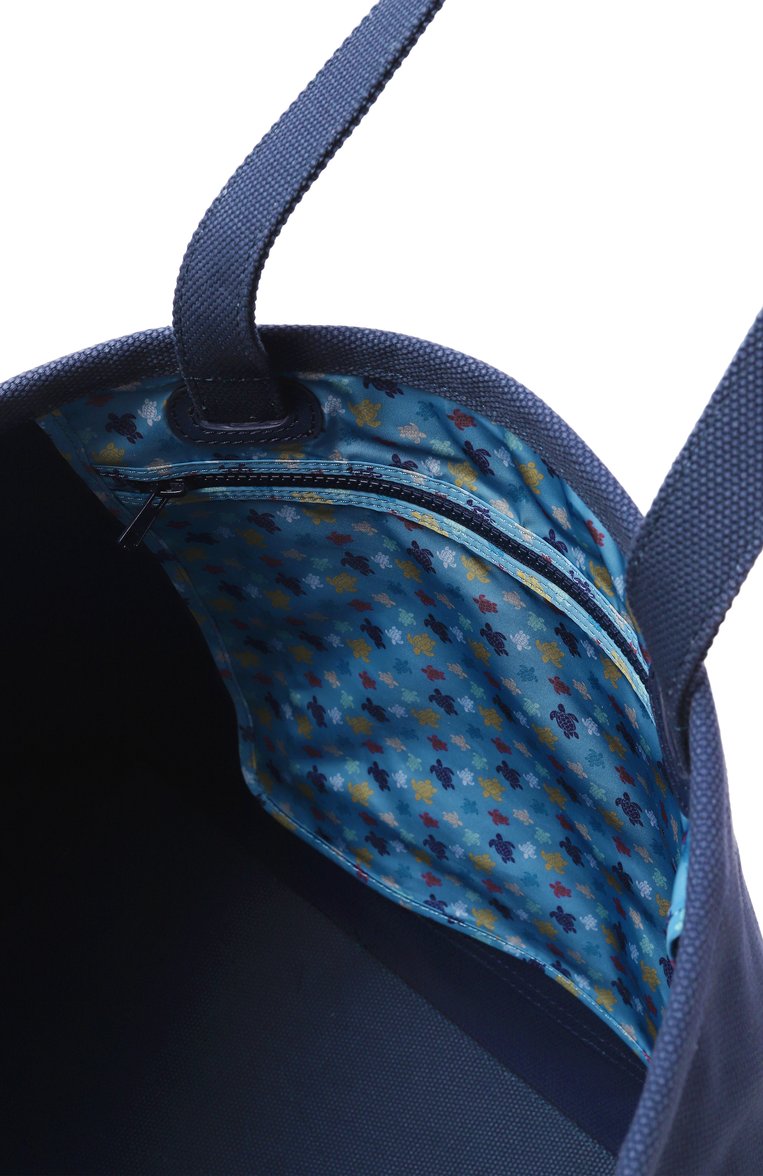 Мужская сумка-шопер britbag large VILEBREQUIN синего цвета, арт. BRITBAG/U3100 | Фото 5 (Драгоценные камни: Проставлено; Размер: large; Материал: Текстиль; Материал сплава: Проставлено)