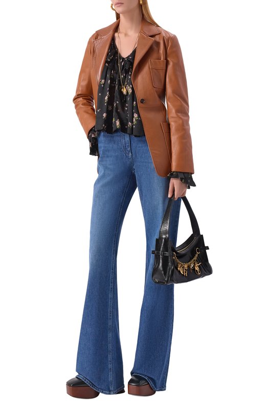 Сумка Chloe Charms small Chloé CH25AS872P60 Чёрный  CH25AS872P60 Фото 7