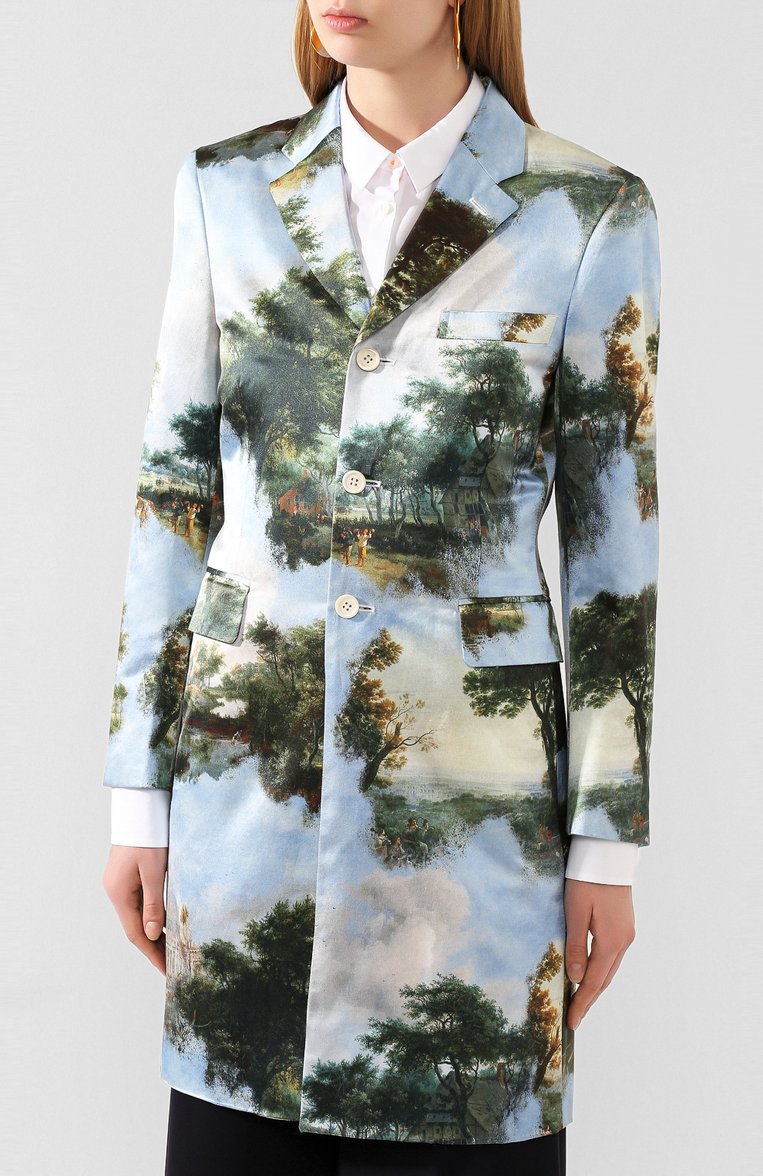 Пальто из смеси хлопка и шелка COMME DES GARCONS, арт. GE-J009-051, фото 1