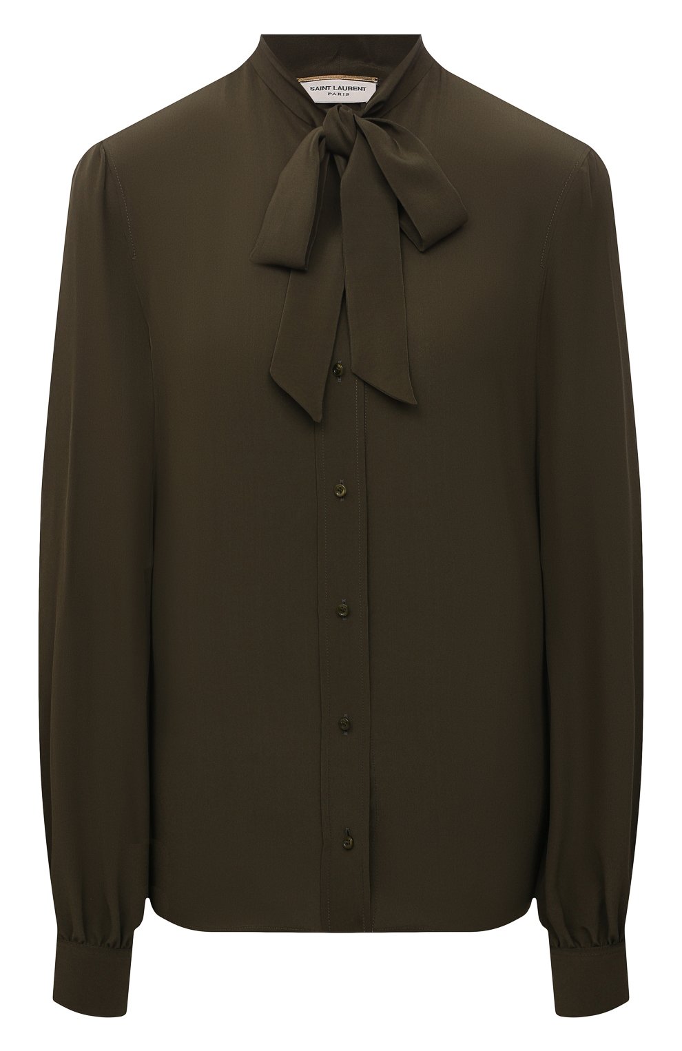 Шелковая блузка SAINT LAURENT, арт. 660892/Y100W, фото 1