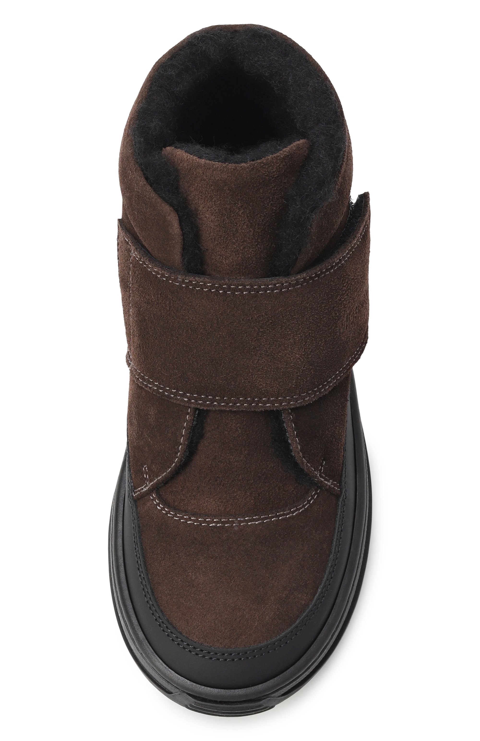 Утепленные ботинки MISSOURI темно-коричневого цвета по цене 29950 руб., арт. 41320 A/31-34, фото 4 Утепленные ботинки MISSOURI, арт. 41320 A/31-34, фото 4