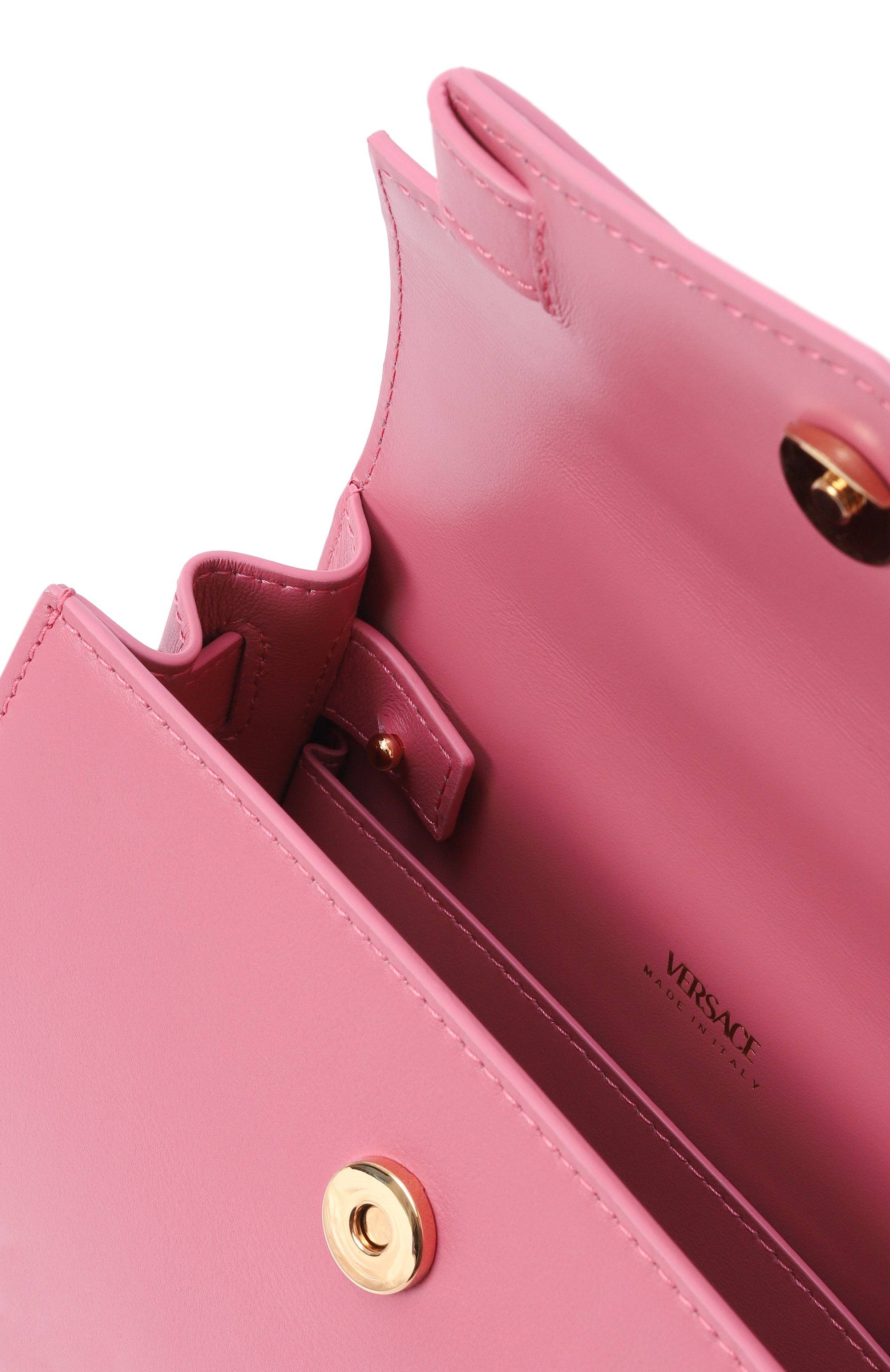 Сумка medusa'95 small VERSACE розового цвета по цене 281000 руб., арт. 1013824/1A10795, фото 5 Сумка medusa'95 small VERSACE, арт. 1013824/1A10795, фото 5