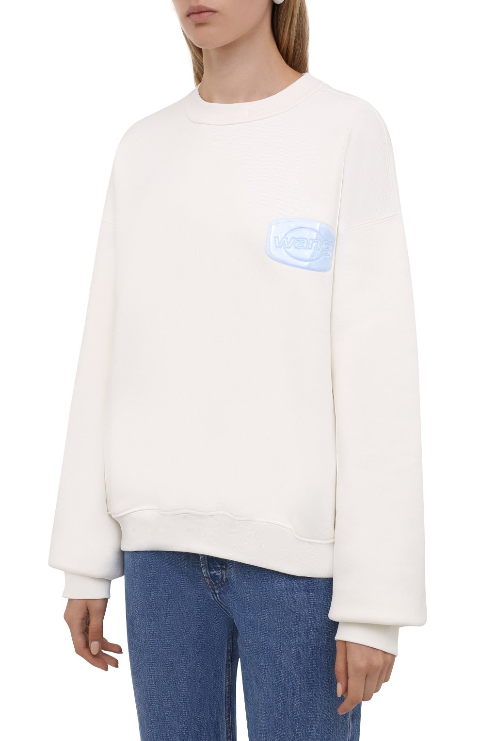 Хлопковый свитшот ALEXANDER WANG, арт. UCC3211442, фото 3