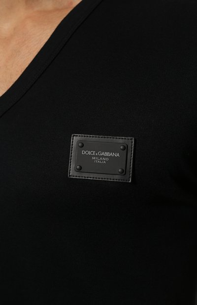 Хлопковая футболка DOLCE & GABBANA, арт. G8I03T/FU7EQ, фото 5