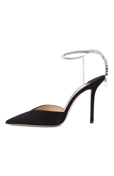 Замшевые туфли saeda 100 JIMMY CHOO, арт. SAEDA 100/EWA, фото 4