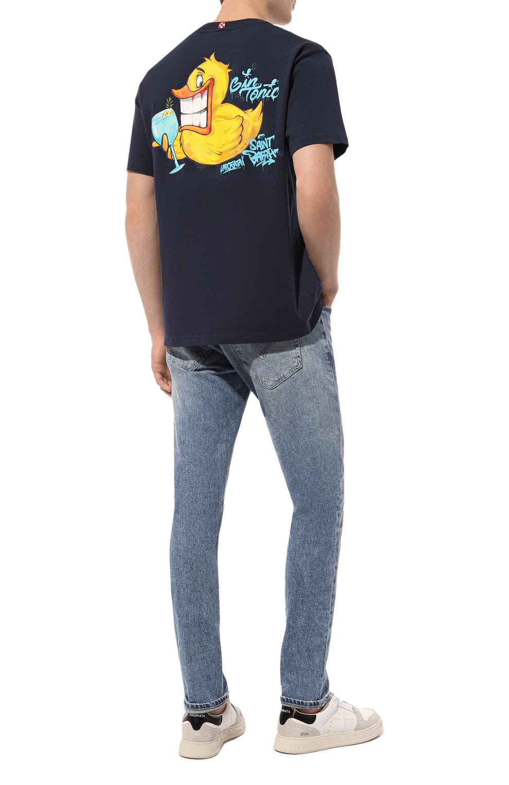 Хлопковая футболка MC2 SAINT BARTH, арт. STBM TSHIRT MAN/TSHM001/02203B, фото 2