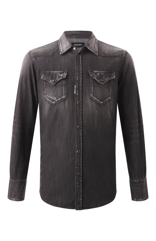 Джинсовая рубашка Dsquared2 S74DM0848/S30826 Серый S74DM0848/S30826