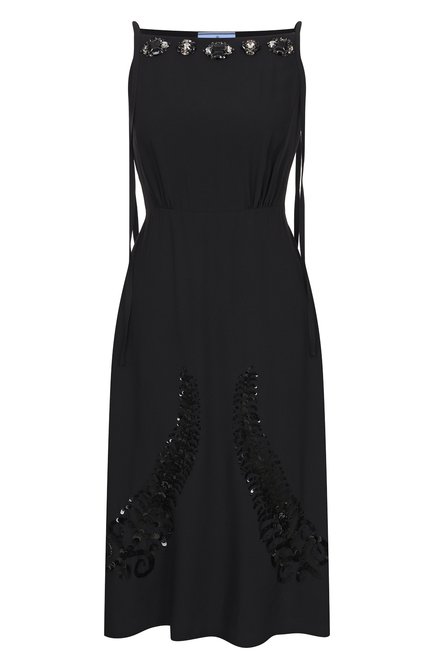 Женское платье из вискозы PRADA, арт. P3B08R-1W27-F0806-201