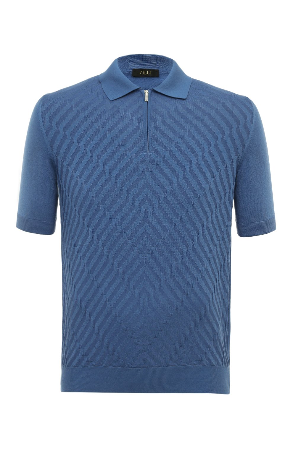 Поло из шелка и хлопка ZILLI, арт. KZP002M0145VVA000, фото 1