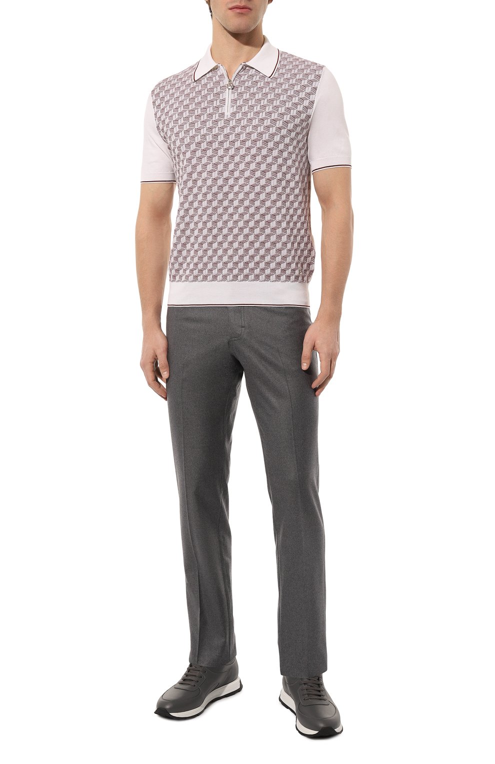 Поло из шелка и хлопка STEFANO RICCI, арт. K818048P31/F23176, фото 2