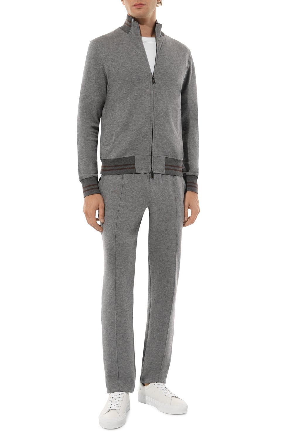 Толстовка из хлопка и кашемира CAPOBIANCO, арт. 17M457.LB00., фото 2