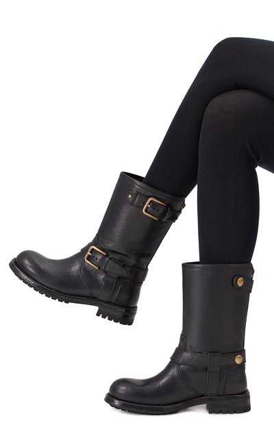 Кожаные ботинки bernini DOLCE & GABBANA, арт. CT1081/AW352, фото 2