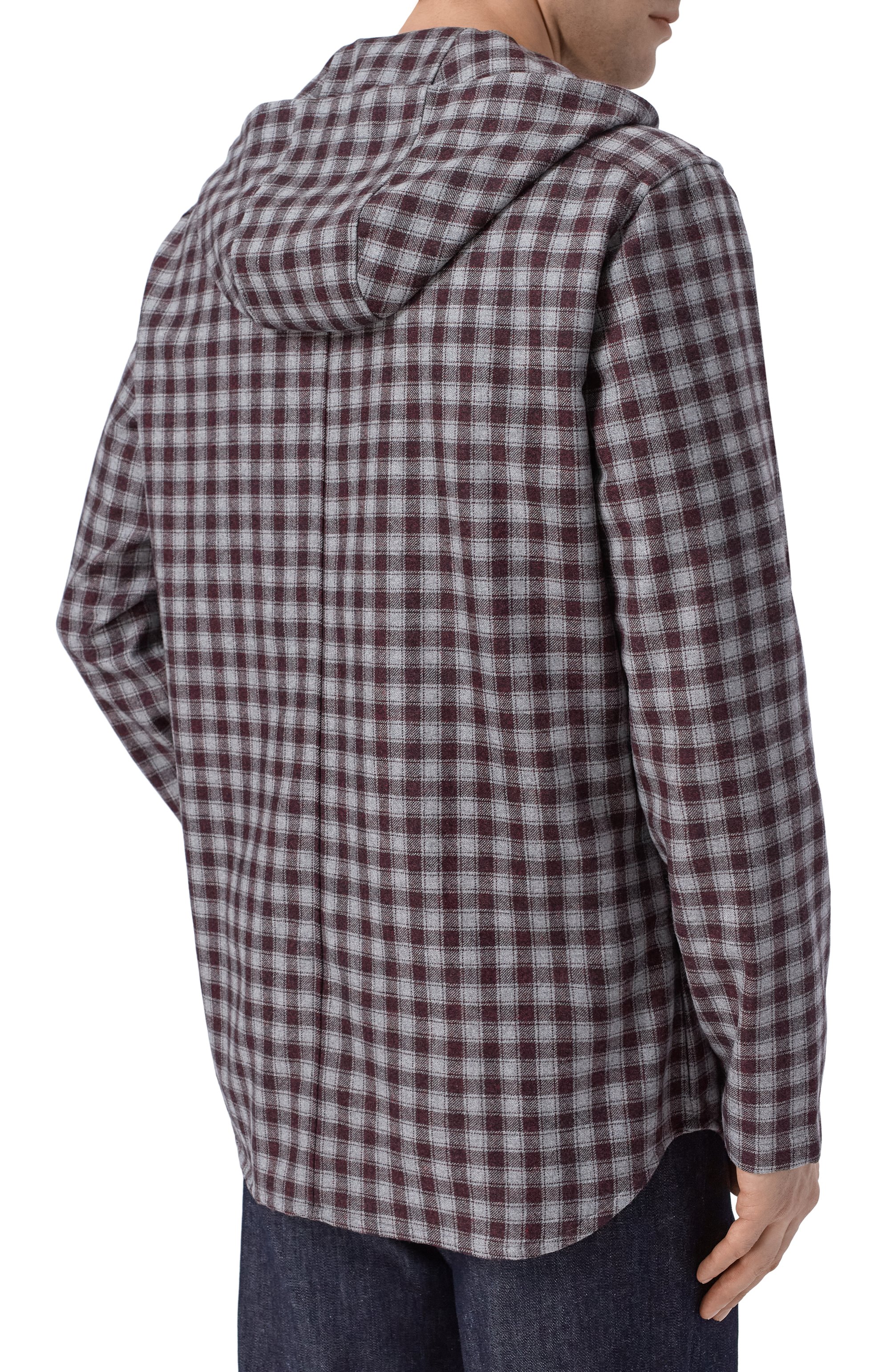 Рубашка из шерсти и кашемира KITON, арт. UMCPETEK0167G21, фото 4