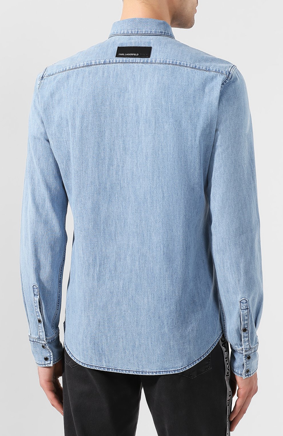 Джинсовая рубашка KARL LAGERFELD DENIM, арт. KLMSH0001 FKL 01351-W3, фото 4