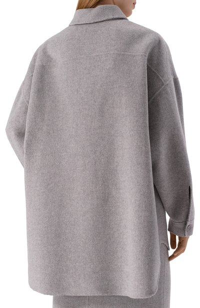 Шерстяная куртка-рубашка ERIKA CAVALLINI, арт. P5WW05, фото 4