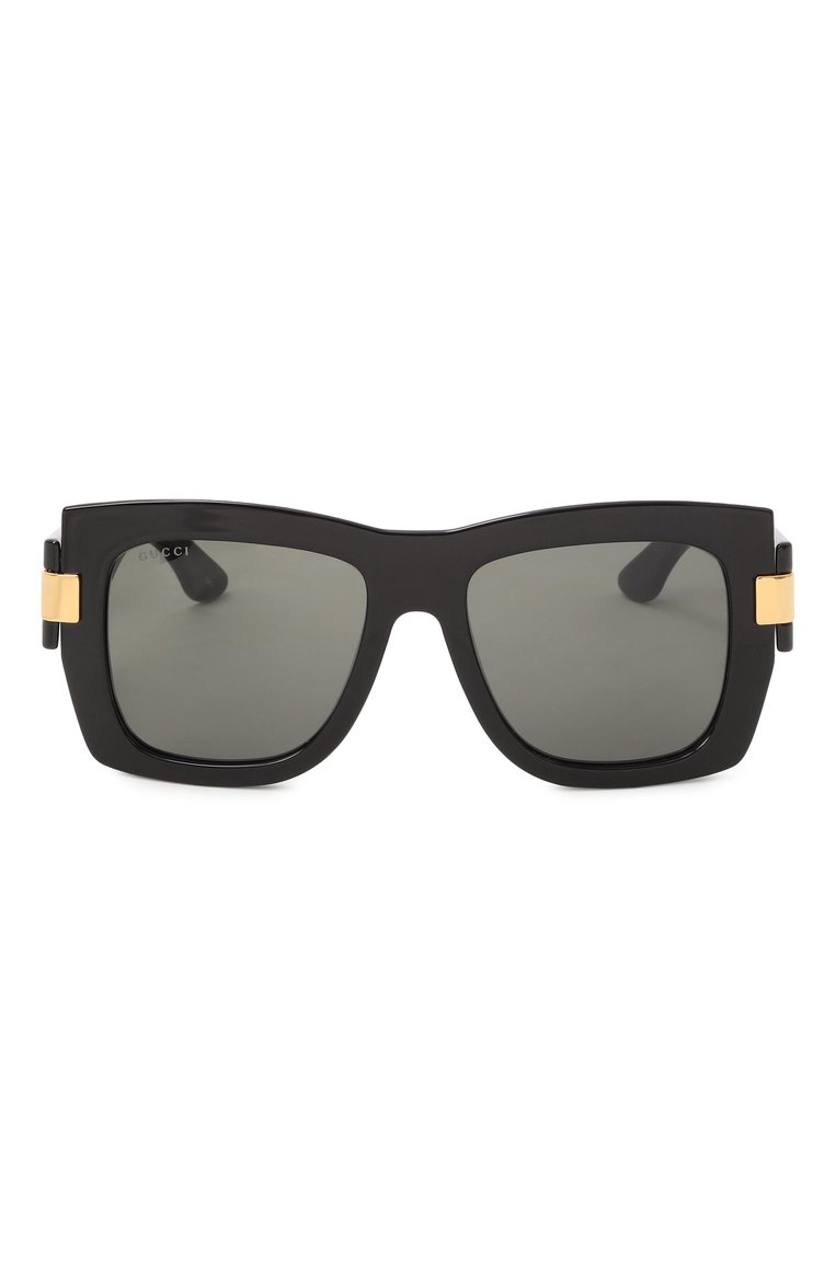 Женские солнцезащитные очки GUCCI черного цвета, арт. GG1688S 001 | Фото 3 (Нос: Не проставлено; Региональные ограничения белый список (Axapta Mercury): Не проставлено; Материал: Пластик; Тип очков: С/з; Очки форма: Квадратные; Оптика Гендер: оптика-женское)