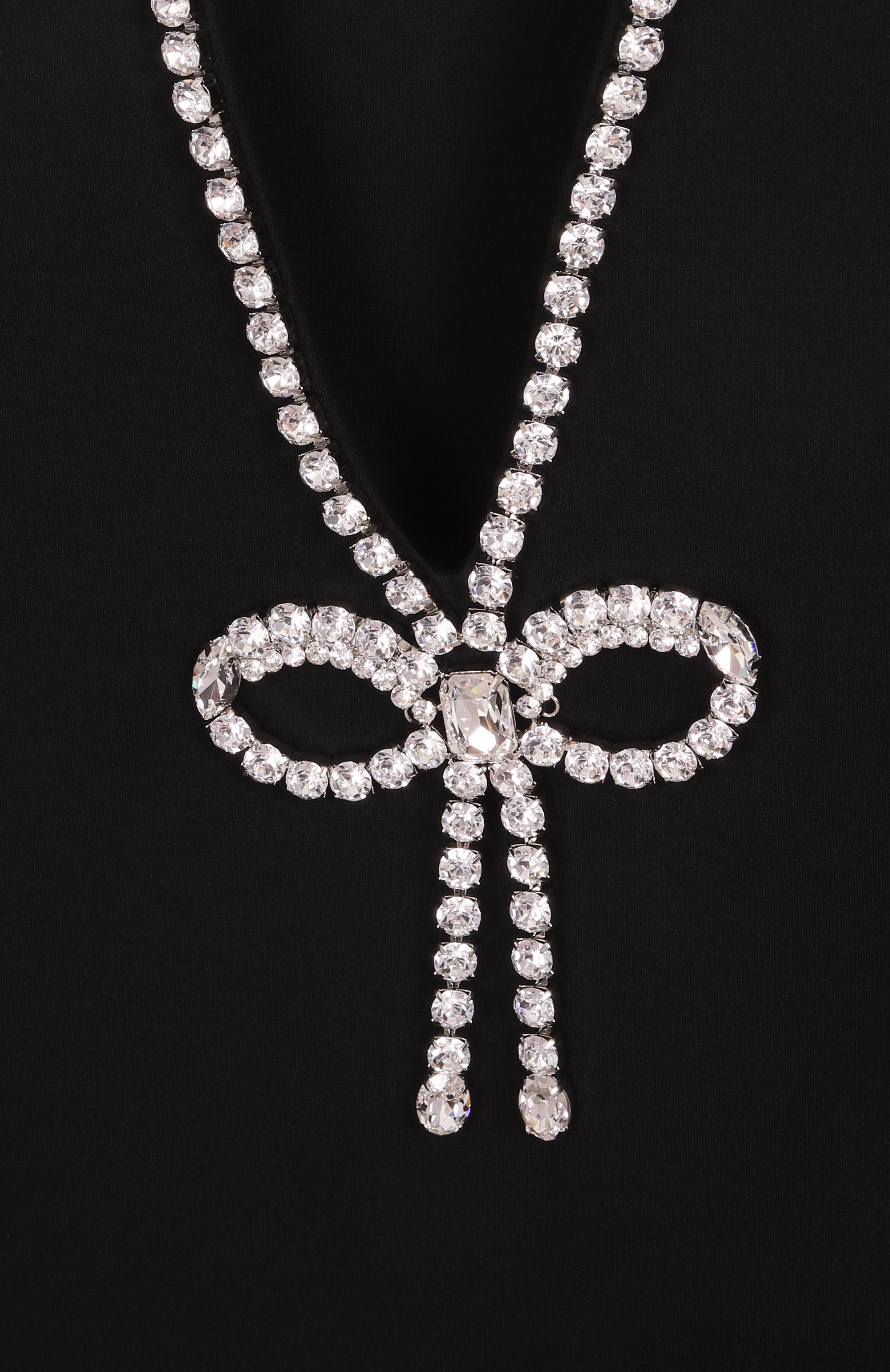 Платье с отделкой стразами AREA, арт. 0000D03184, фото 6