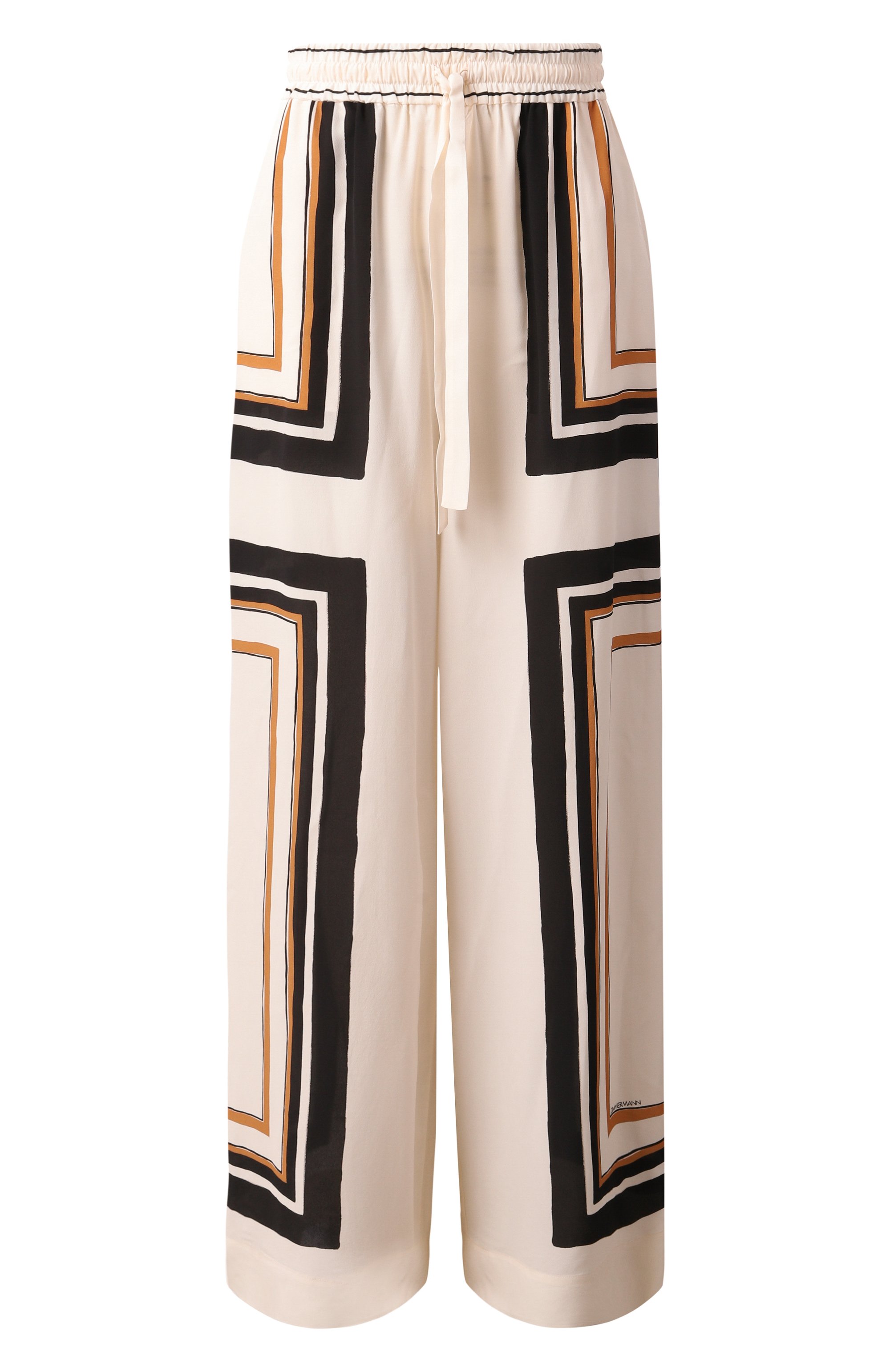 Брюки из вискозы и шелка ZIMMERMANN, арт. 2681PR25R, фото 1