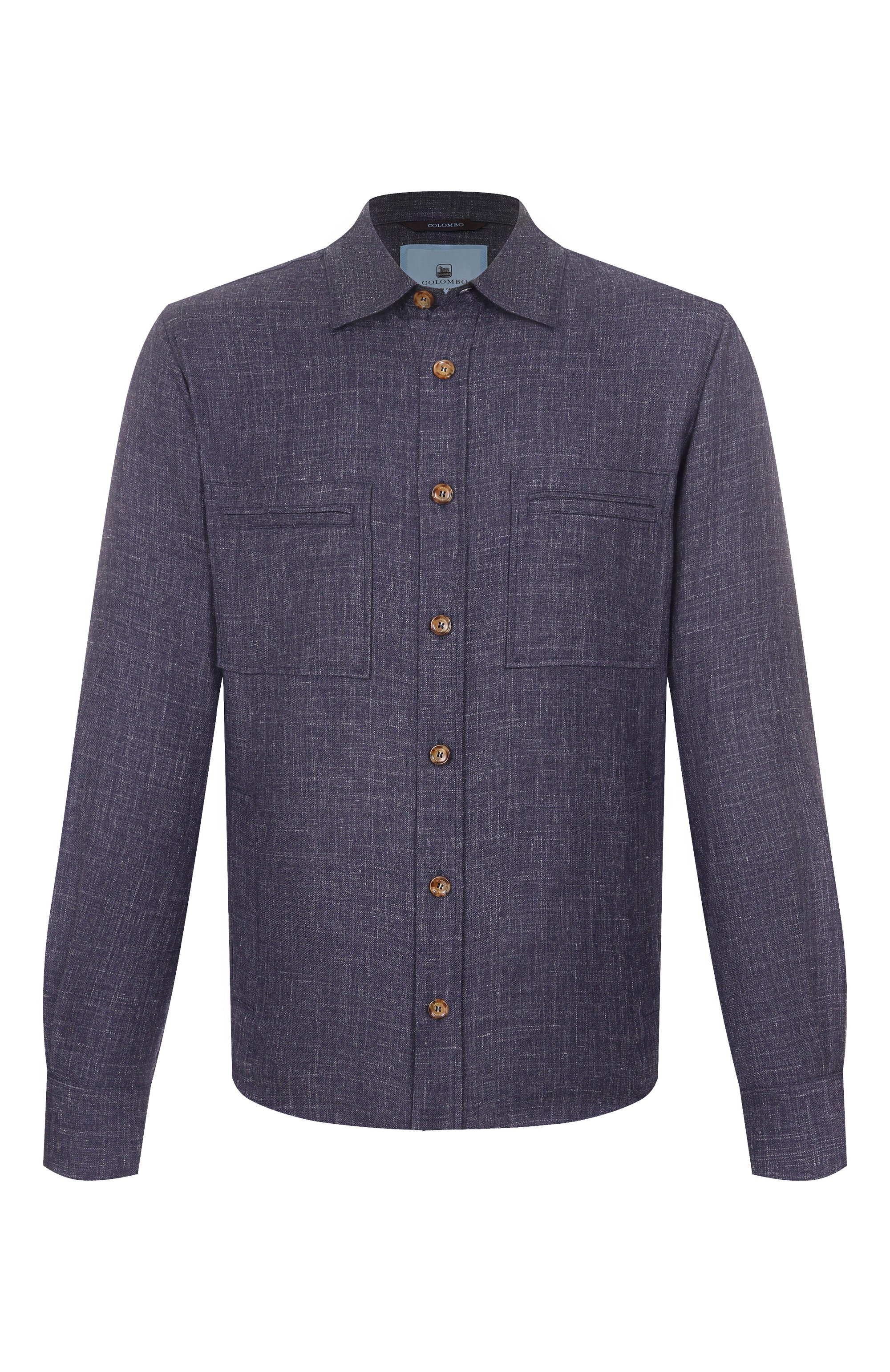 Рубашка из кашемира и шелка COLOMBO, арт. CM00382/77541-10, фото 1