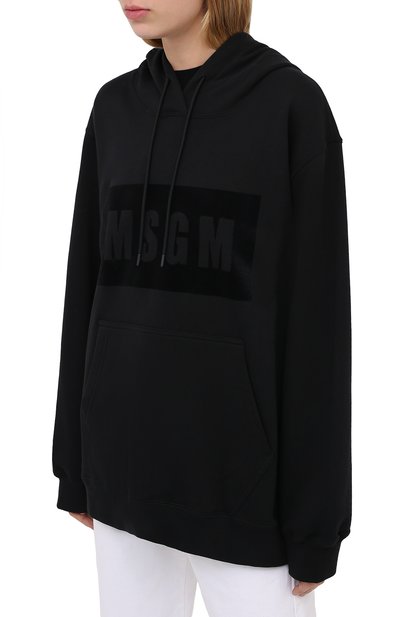 Хлопковое худи MSGM, арт. 2941MDM167 207799, фото 3