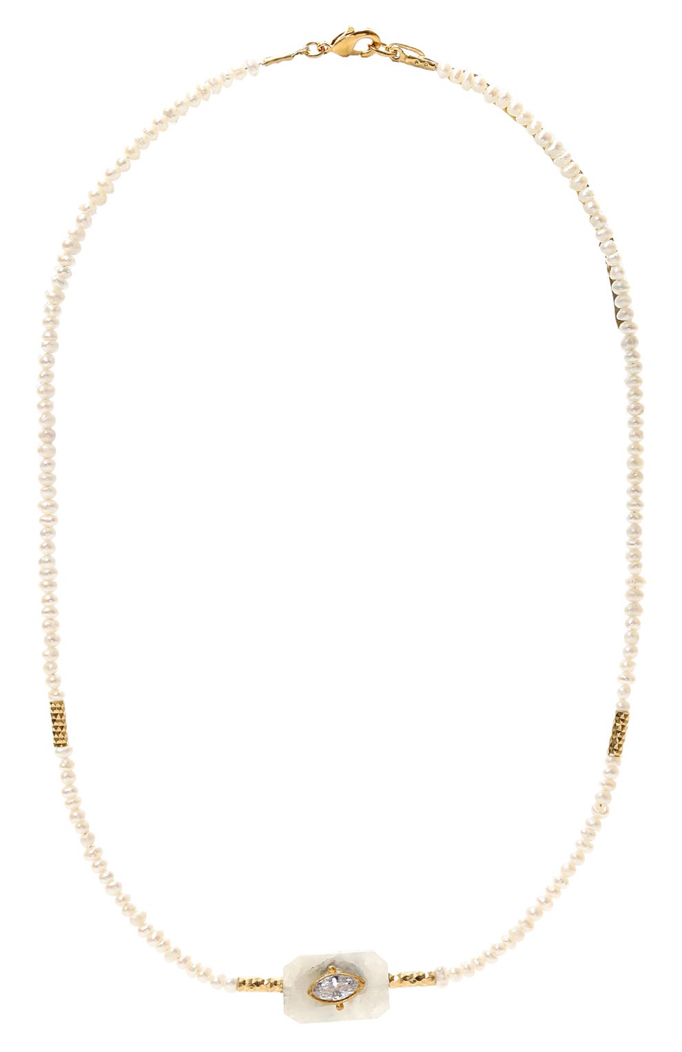 Колье HANKA_IN, арт. INS-CH-PEB-PDL-CZ-1M, фото 1