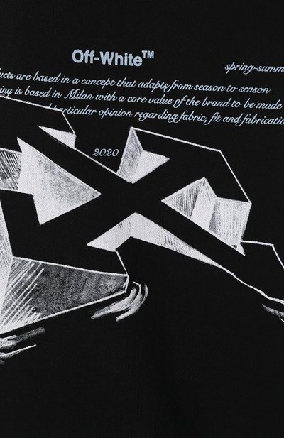 Хлопковый свитшот OFF-WHITE, арт. 0WBA055R200030431001, фото 5