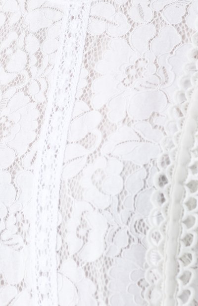 Кружевной топ прямого кроя с коротким рукавом BURBERRY, арт. 4048158, фото 5