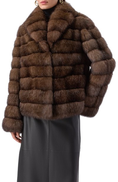 Шуба из соболя РУССКИЙ МЕХ, арт. 90 РМ, фото 3