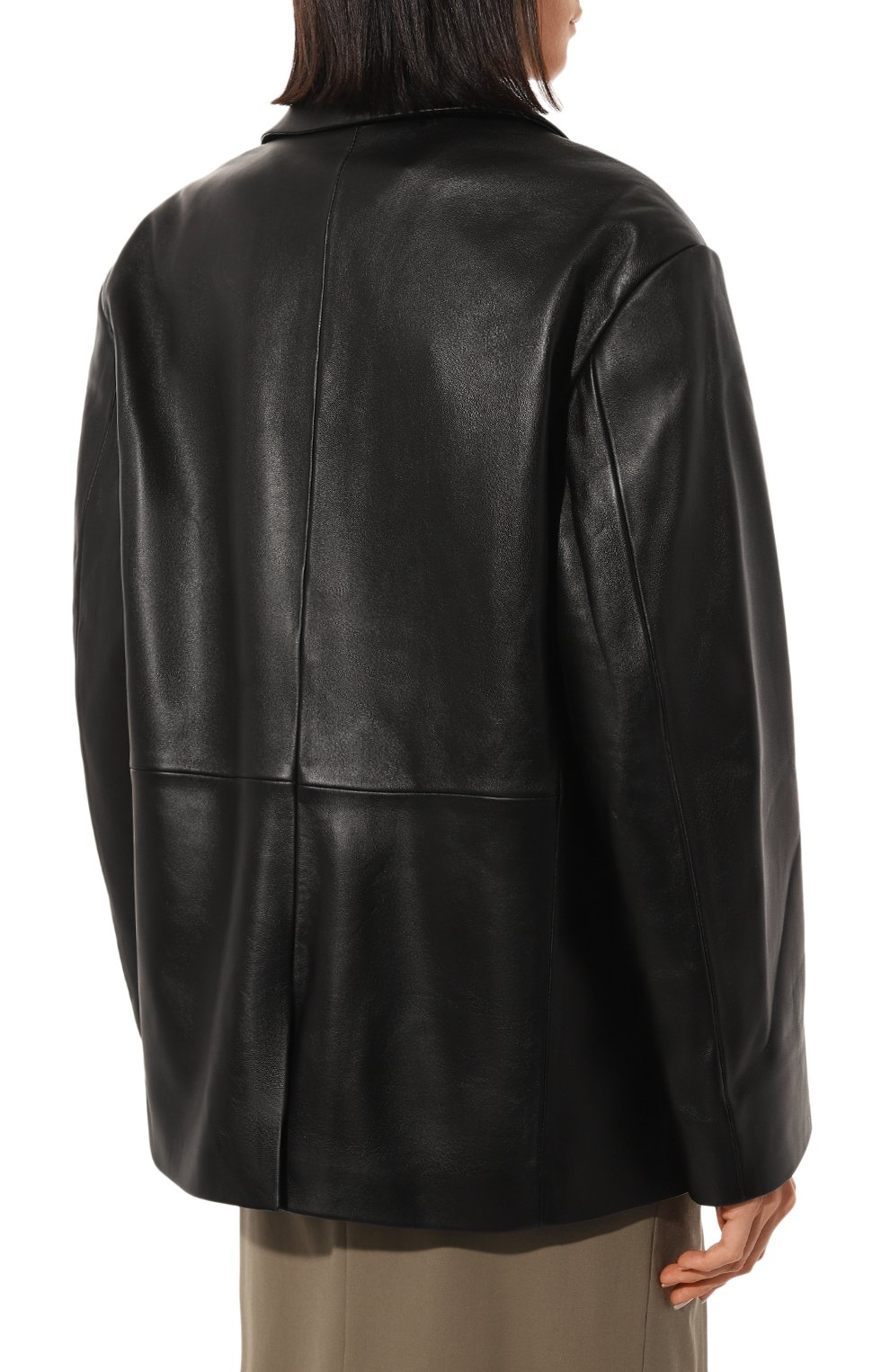 Кожаный жакет MAINLESS, арт. LJ22-01-01-BL, фото 4