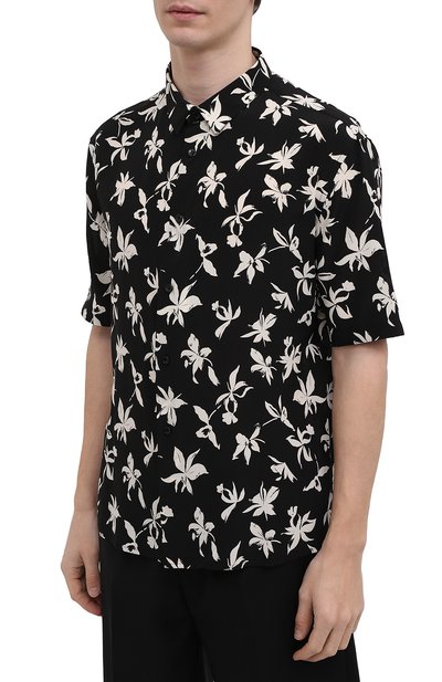 Шелковая рубашка SAINT LAURENT, арт. 601070/Y2C16, фото 3