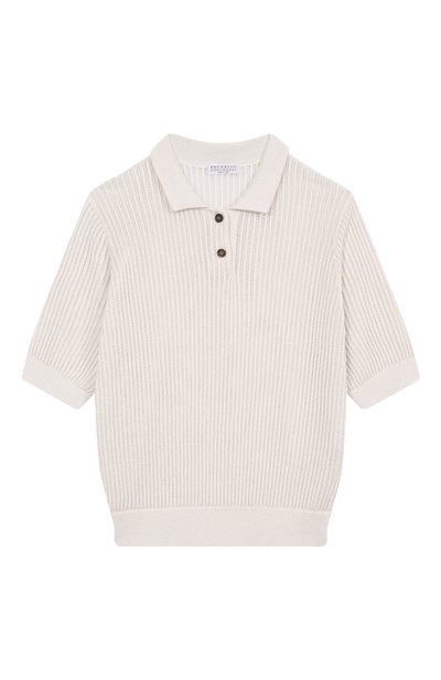 Хлопковое поло BRUNELLO CUCINELLI, арт. BSTM20005C