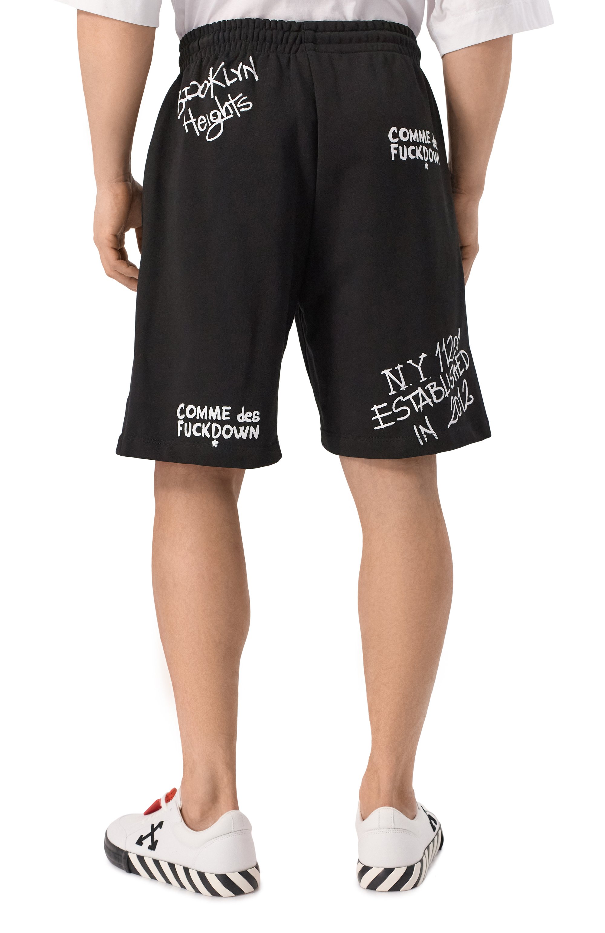Хлопковые шорты COMME DES FUCKDOWN, арт. CFABM01554, фото 4