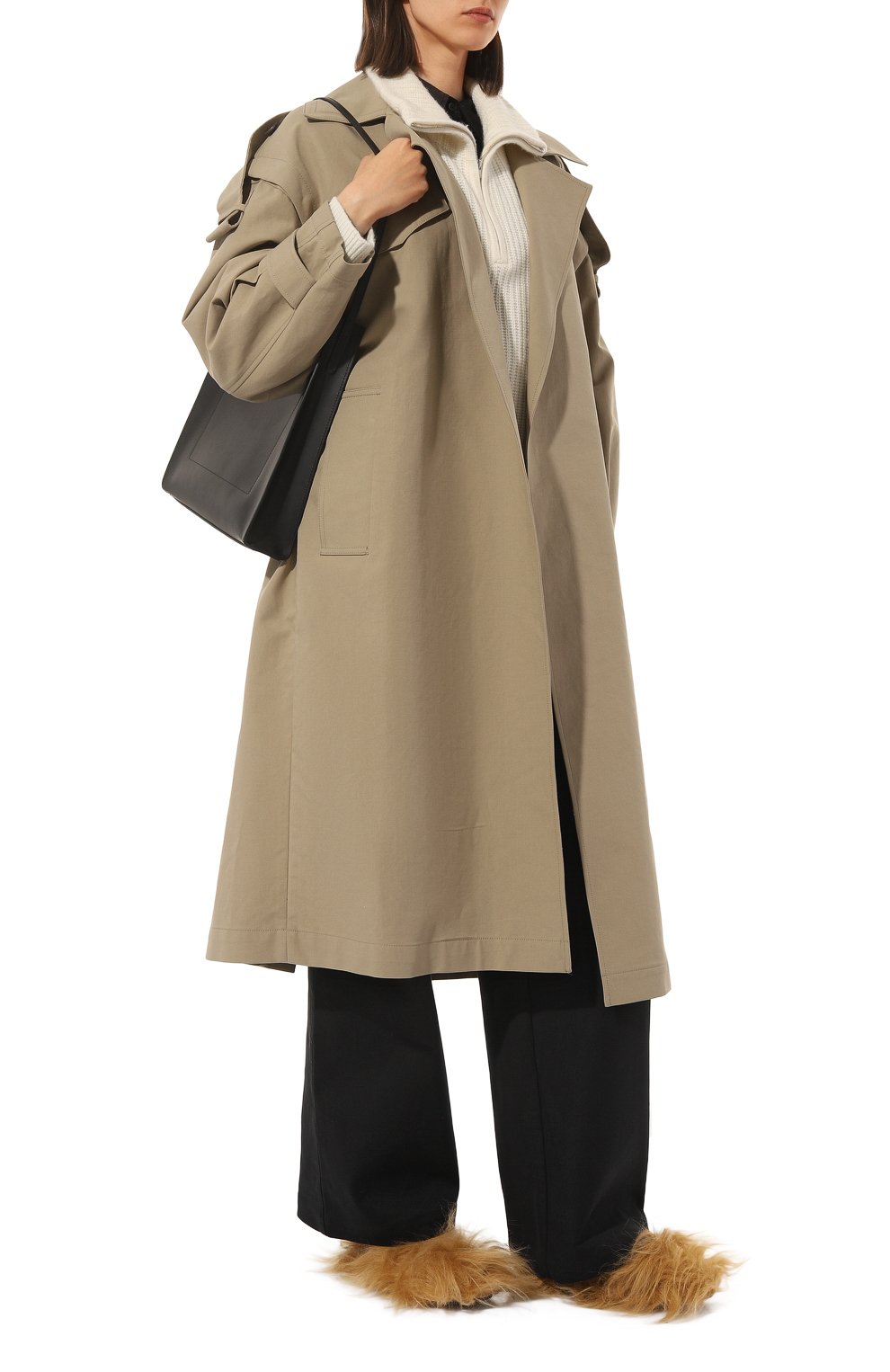 Сабо princetown из экомеха GUCCI бежевого цвета по цене 122400 руб., арт. 659388 2X310, фото 2 Сабо princetown из экомеха GUCCI, арт. 659388 2X310, фото 2