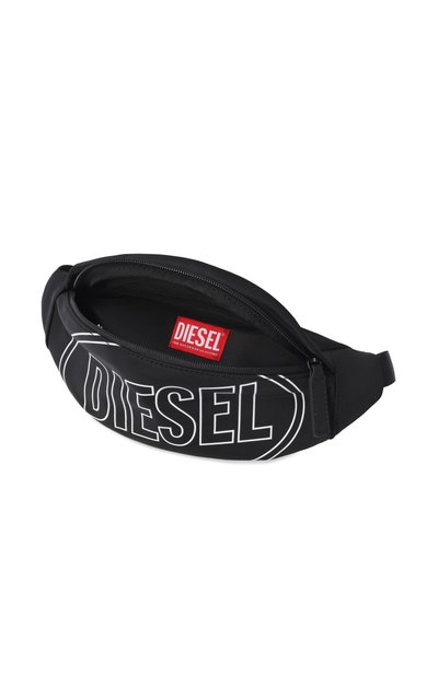 Поясная сумка warmy DIESEL черного цвета по цене 9680 руб., арт. J03137/KXBEW, фото 3 Поясная сумка warmy DIESEL, арт. J03137/KXBEW, фото 3