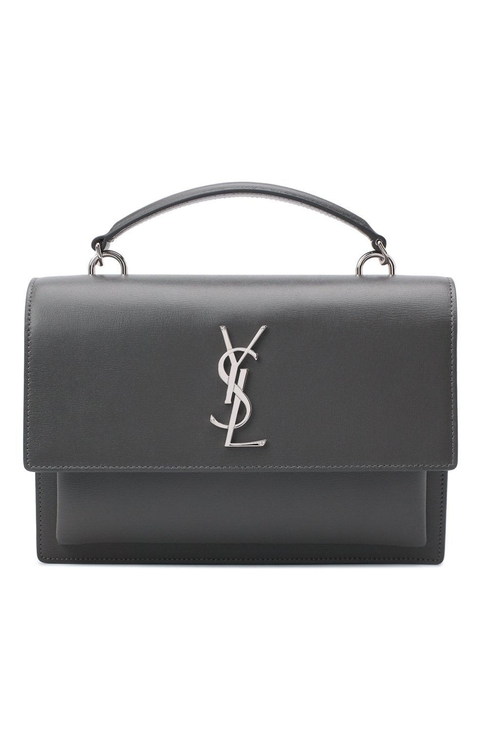 Сумка SAINT LAURENT темно-серого цвета по цене 271000 руб., арт. 634723/D420N, фото 1 Сумка SAINT LAURENT, арт. 634723/D420N, фото 1