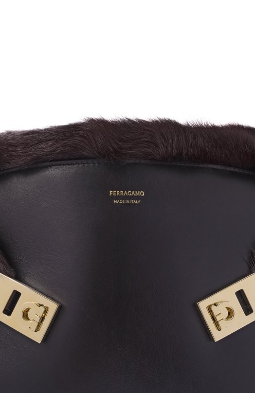 Сумка Hug small Ferragamo 21A443/787 Чёрный  21A443/787 Фото 3