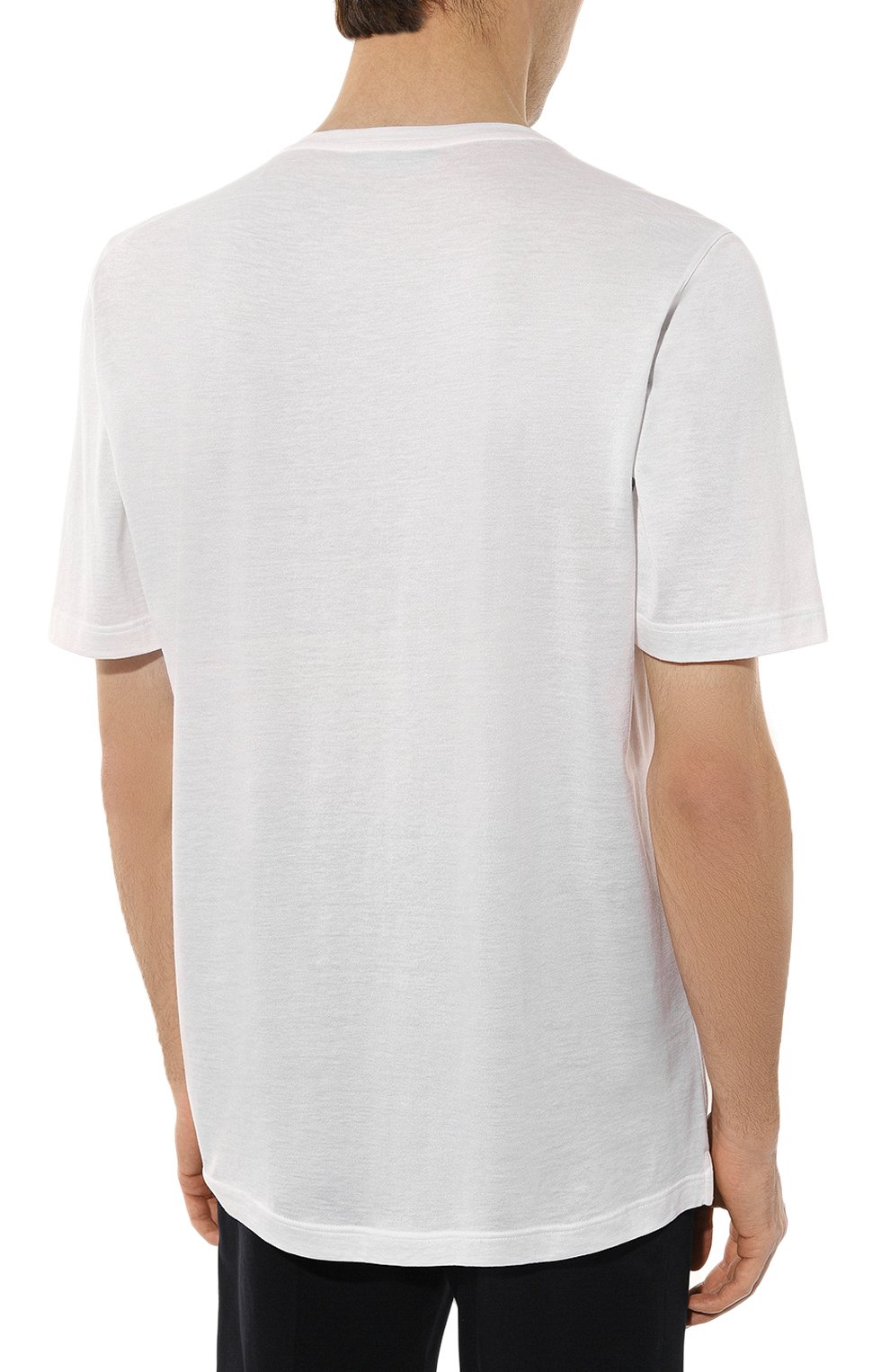 Футболка из шелка и хлопка ANDREA CAMPAGNA, арт. 60133/46800, фото 4