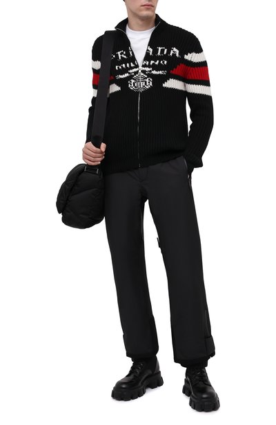 Кашемировый кардиган PRADA, арт. UMG123-10O9-F0002-212, фото 2