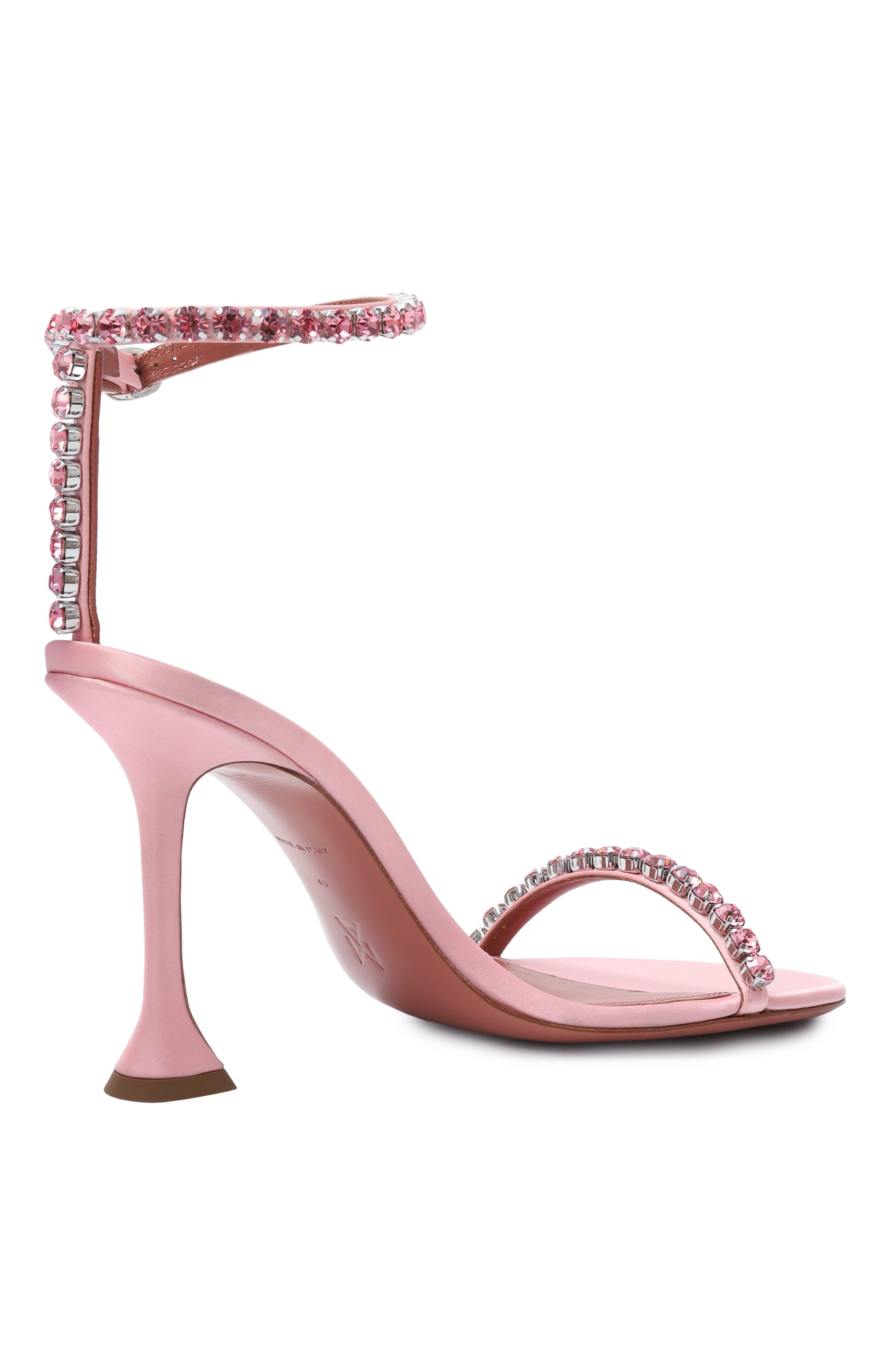 Текстильные босоножки gigi 95 AMINA MUADDI, арт. GIGI SANDAL 95/SATIN, фото 5