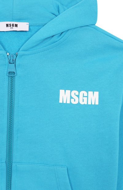 Хлопковая толстовка MSGM KIDS, арт. S5MSJUZH058, фото 3