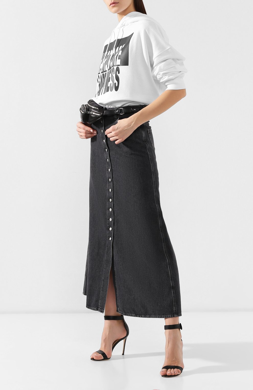 Джинсовая юбка MM6, арт. S32MA0287/S30652, фото 2